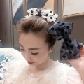 New Korean bow hair clip small fragrance wind clip ins web celebrity sen large hair clips for women